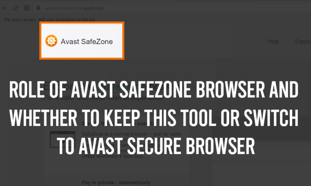 navegador avast safezone