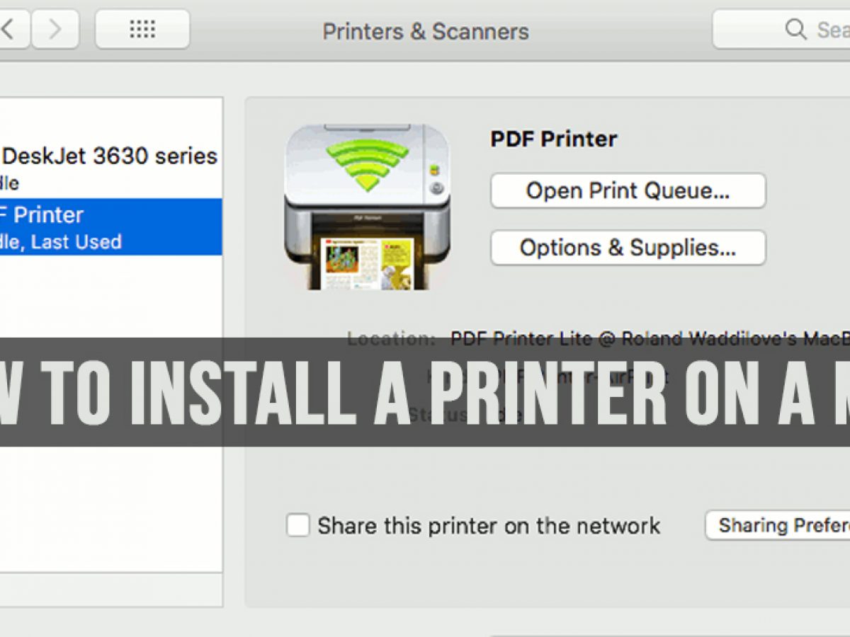 pdf printer for a mac