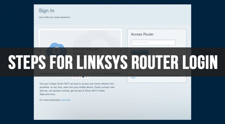linksys router setup pages