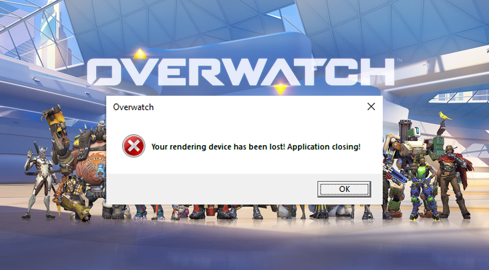 Overwatch Rendering Device lost