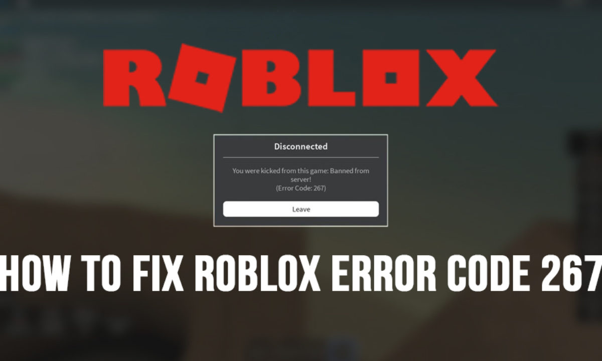 roblox studio error 267