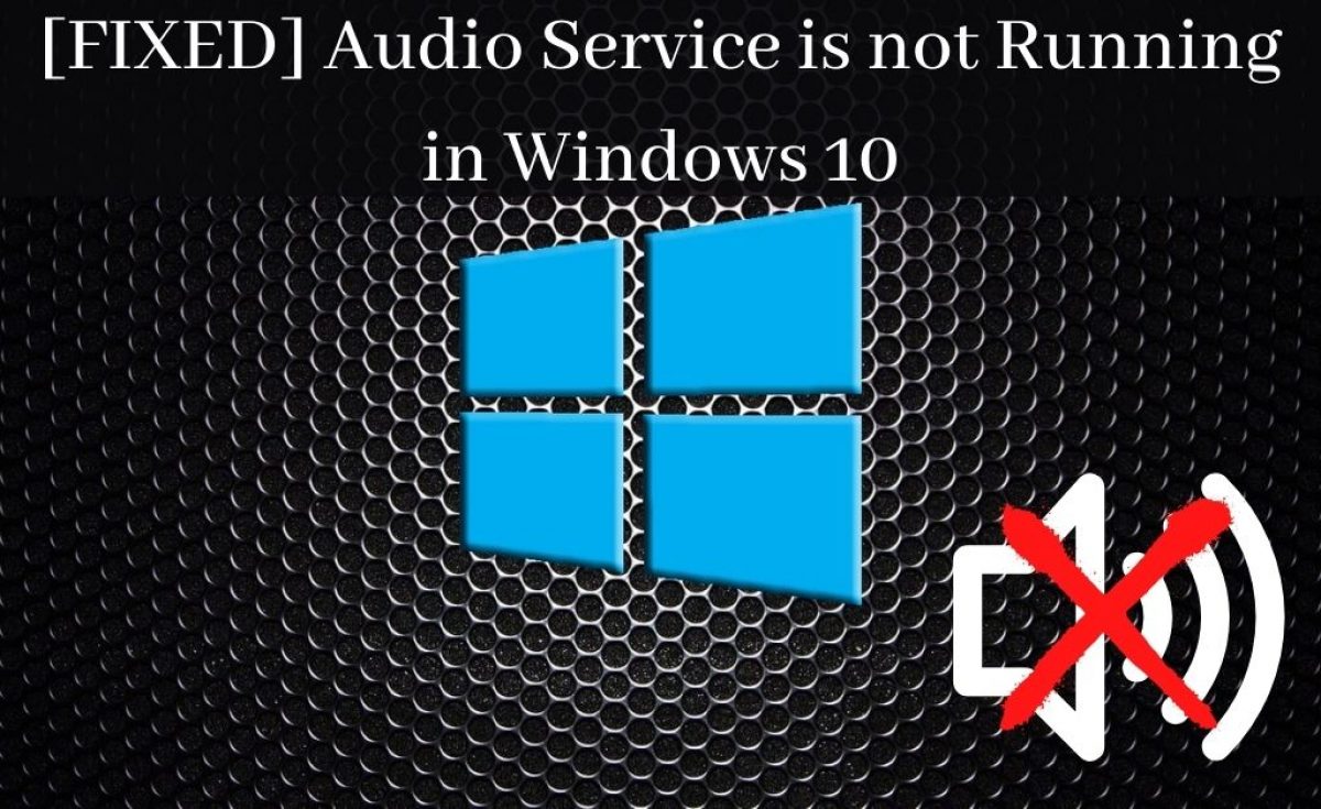 computer says audio service not running