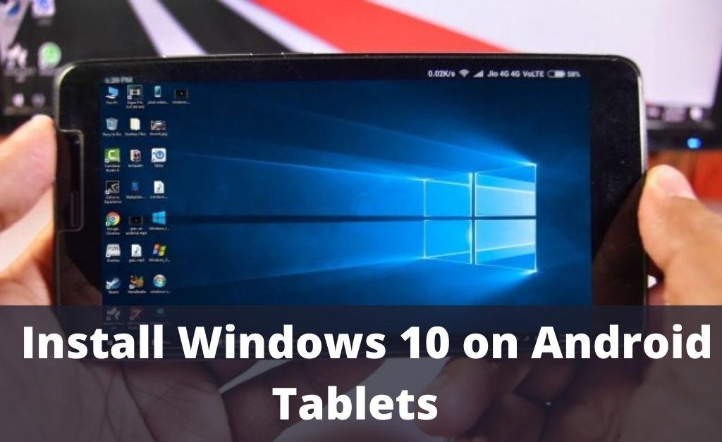 windows 10 on android tablets